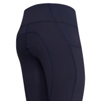 Legging de equitação Euro-Star Breez FullGrip infantil Azul-marinho