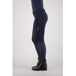 Calça de equitação Euro-star Airflow FullGrip Azul-marinho