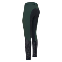Calça de equitação Euro-Star Airflow 2.0 FullGrip Euro-Star Mulher Verdes beirais / preto