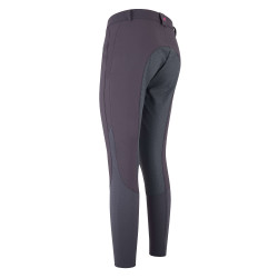 Calça de equitação Euro-Star Raindrop FullGrip Advanced f Periscópio Cinzento