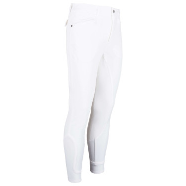 Calça de equitação Euro-Star Camillo FullGrip homem Branco