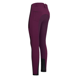 Calça de equitação Euro-Star Slim shape full grip Roxo escuro Violeta