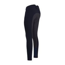 Calça de equitação Euro-Star Slim shape full grip Azul-marinho