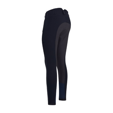 Calça de equitação Euro-Star Slim shape full grip Azul-marinho