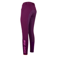 Calça de equitação Euro-Star Aiko FullGrip Euro-Star Sential Euro-Star Fem Roxo escuro Violeta Calça de equitação Euro-Star Aiko FullGrip Euro-Star Sential Euro-Star Fem Roxo escuro Violeta