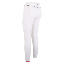 Calça de equitação Euro-Star Indigo FullGrip Branco Calça de equitação Euro-Star Indigo FullGrip Branco