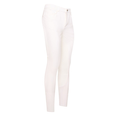 Calça de equitação Euro-Star Acer FullGrip masculino Branco