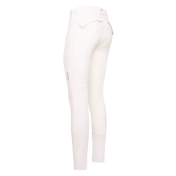 Calça de equitação Euro-Star Acer FullGrip masculino Branco