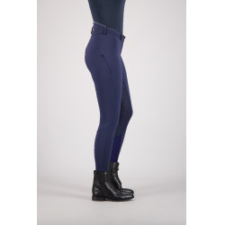Calça de equitação Euro-Star Snow Queen FullGrip Azul-marinho