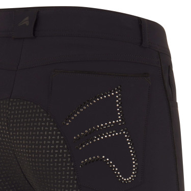 Calça de equitação Euro-Star Indigo Diamond FullGrip Euro-Star Sential Preto