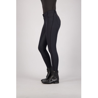 Calça de equitação Euro-Star Indigo Diamond FullGrip Euro-Star Sential Preto