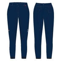 Calça de equitação Euro-Star Indigo Diamond Full Azul-marinho