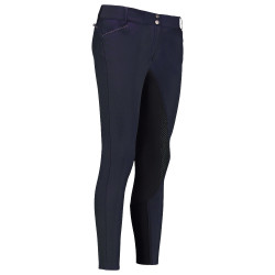 Calças de equitação Euro-Star Arielle FullGrip Azul-marinho