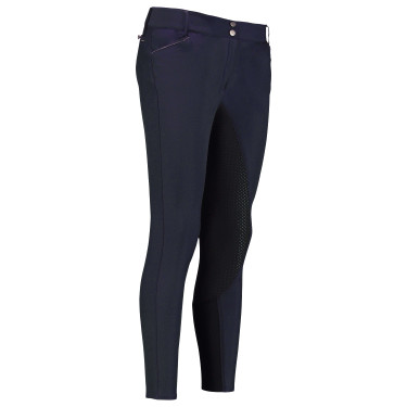 Calças de equitação Euro-Star Arielle FullGrip Azul-marinho