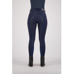 Calças de equitação Euro-Star Arielle FullGrip Azul-marinho
