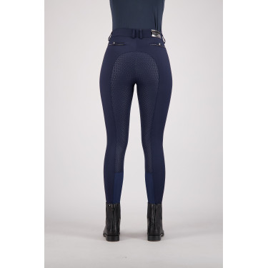 Calças de equitação Euro-Star Arielle FullGrip Azul-marinho
