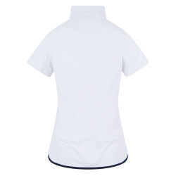 Polo de competição Euro-Star Saphie Branco