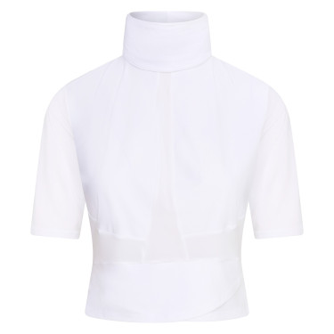 Crop top de competição Euro-Star Flying Fearless Branco