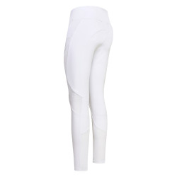 Legging de equitação Euro-Star Flying Figure FullGrip Branco