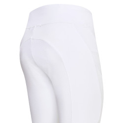 Legging de equitação Euro-Star Flying Figure FullGrip Branco
