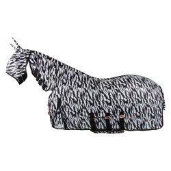 Capa anti-moscas Imperial Riding Carly Zebra negra Preto Capa anti-moscas Imperial Riding Carly Zebra negra Preto