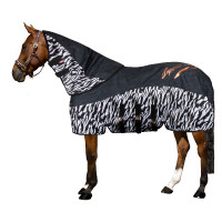 Protetor de pescoço contra moscas e chuva Imperial Riding Super-dry Carly Bloom da marinha Azul