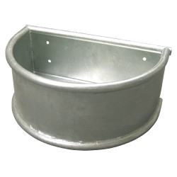 Comedouro Semicircular Zincado Kerbl