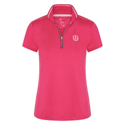 Polo Tech Imperial Riding Ruby Rosa brilhante