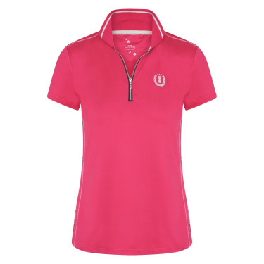 Polo Tech Imperial Riding Ruby Rosa brilhante