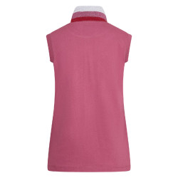 Pólo sem mangas Imperial Riding Frenzie Rosa violeta