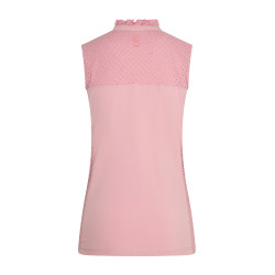 Polo sem mangas Imperial Riding Camee Rosa chique Polo sem mangas Imperial Riding Camee Rosa chique