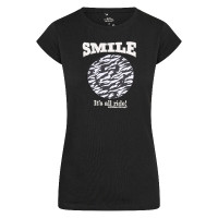 Camiseta Imperial Riding Smiley Zebra Preto Camiseta Imperial Riding Smiley Zebra Preto