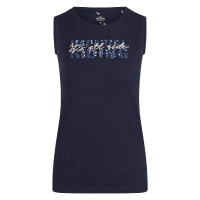 Camiseta regata Imperial Riding Smiley Flowers Marinho AOP