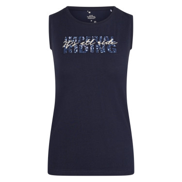 Camiseta regata Imperial Riding Smiley Flowers