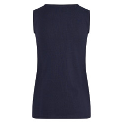 Camiseta regata Imperial Riding Smiley Flowers Marinho AOP Azul