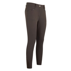 Calça de equitação Imperial Riding El Capone KneeGrip Mocca Castanho