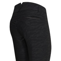 Calça Imperial Riding El Capone cintura alta AOP FullGrip Zebra negra Preto
