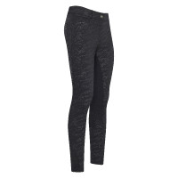 Calça de equitação Imperial Riding El Capone AOP FullGrip Zebra negra Preto