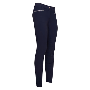 Calça de equitação Imperial Riding El Capone cintura alta FullGrip Azul-marinho