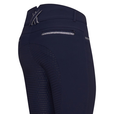 Calça de equitação Imperial Riding El Capone cintura alta FullGrip Azul-marinho