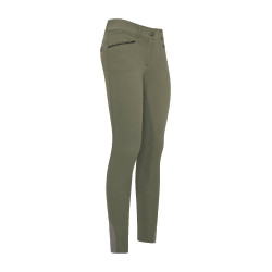 Calça de equitação Imperial Riding El Capone cintura alta FullGrip Exército Kaki
