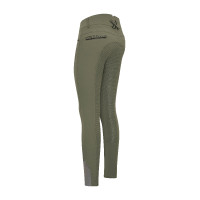 Calça de equitação Imperial Riding El Capone cintura alta FullGrip Exército Kaki