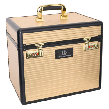 Caixa de escovagem Imperial Riding Shiny Classic Ouro