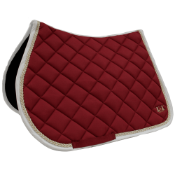 Tapete de CSO Fontainebleau T de T Bordô / branco Bord&amp;ocirc;