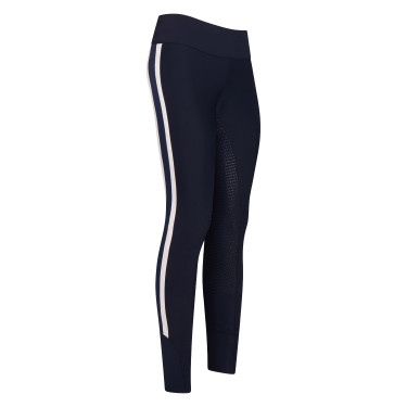 Calça de equitação HV Polo Alexia FullGrip Azul-marinho
