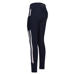 Calça de equitação HV Polo Alexia FullGrip Azul-marinho