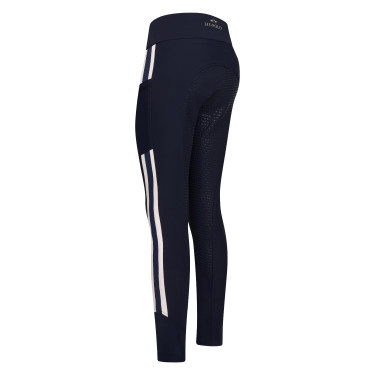 Calça de equitação HV Polo Alexia FullGrip Azul-marinho
