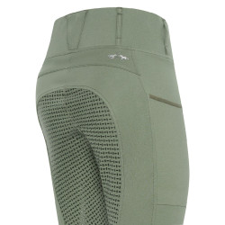 Legging de equitação HV Polo Luci FullGrip Azeite verde