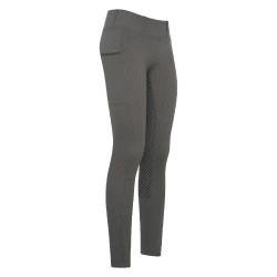 Legging de equitação HV Polo Luci FullGrip Castor cinzento Verde