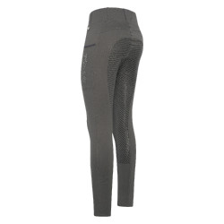 Legging de equitação HV Polo Luci FullGrip Castor cinzento Verde